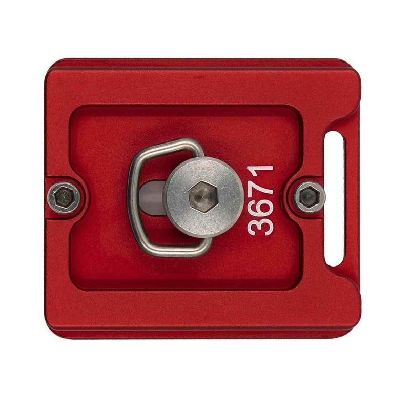 ProMaster Quick Release Plate for XC-M Tripods and Ball Heads - Red - Convenient and Secure Camera Mounting Solution, (Model 3671) - Image 3